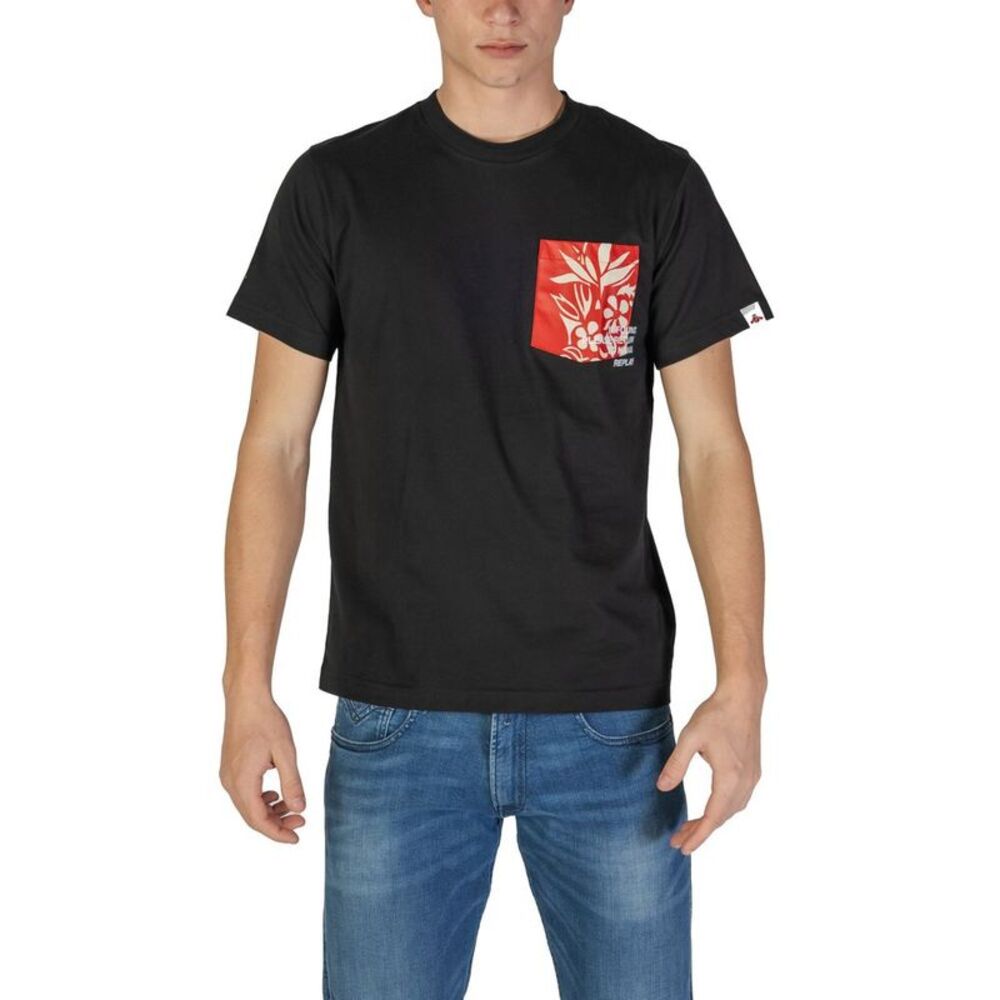 Replay Black Cotton Men's T-Shirt
